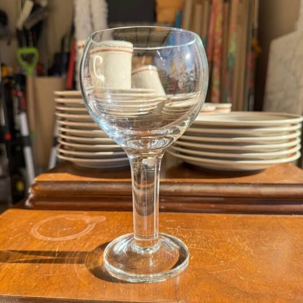 Vintage Crate & Barrel Inga Wine Glasses - Hand Blown, Discontinued, Set of 6